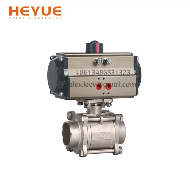 Pneumatic 3-PC Ball Valve (4)
