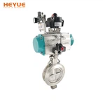 วาล์วปีกผีเสื้อเยื้องศูนย์คู่ประสิทธิภาพสูงแบบนิวแมติก